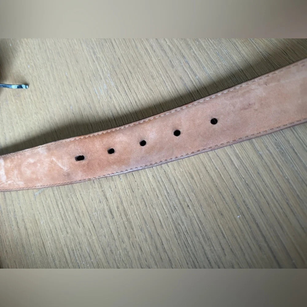 W. KLEINBERG Smooth Leather 1.5” Belt Size 40